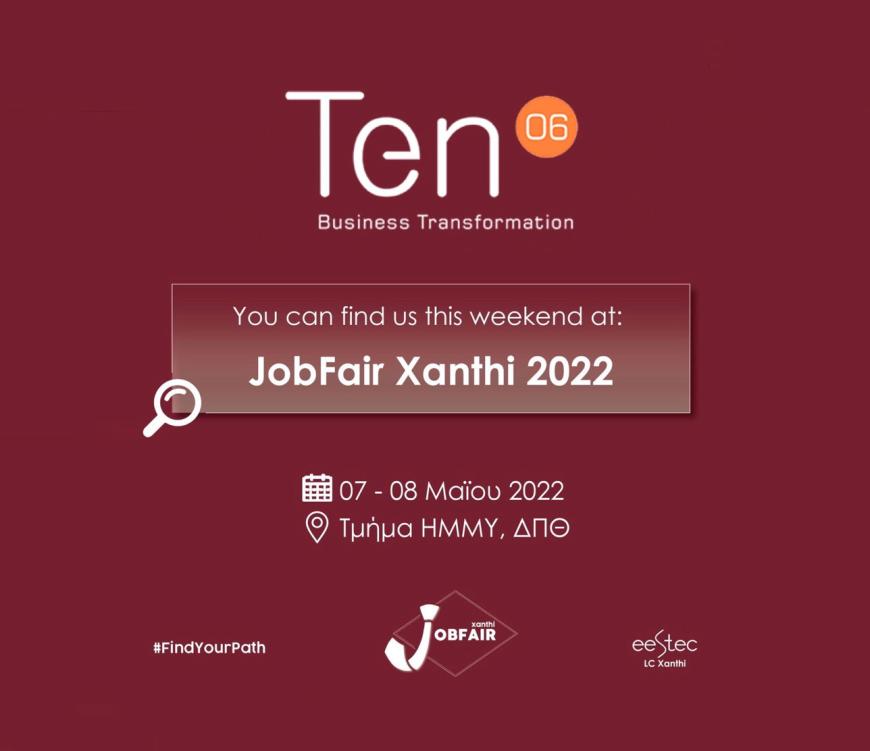 Η Ten06 στο πρώτο JobFair στην πόλη της Ξάνθης